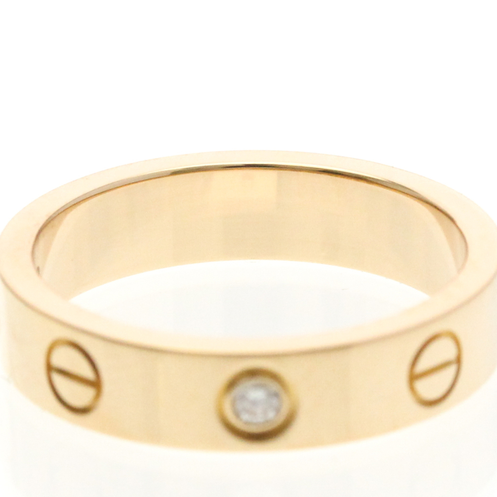 CARTIER Authentic 18k Gold Diamond Love Ring - Picture 5 of 10